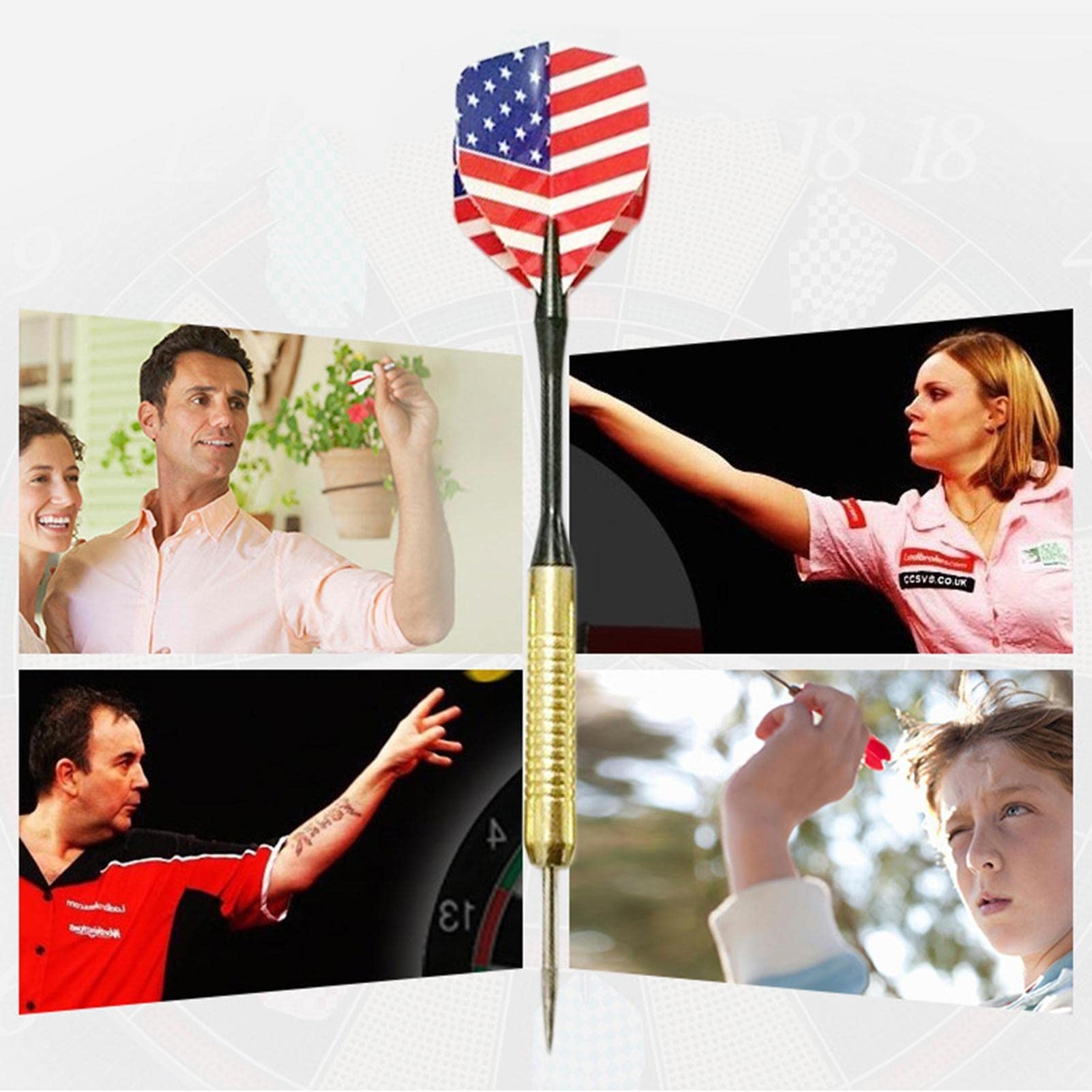 Amazon.co.jp: 10パック（15cm）ダーツメタルチップセット